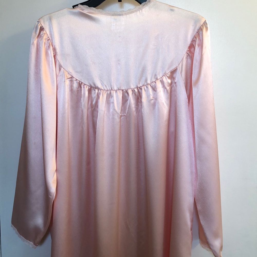 VTG Eve Stillman Lace Embroidered Nightgown size M - Picture 7 of 12
